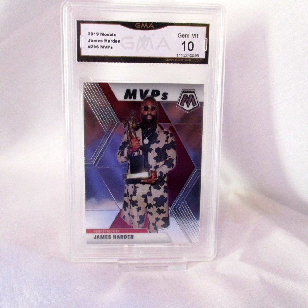 2019 Mosaic James Harden #296 MVPs GMA Min…